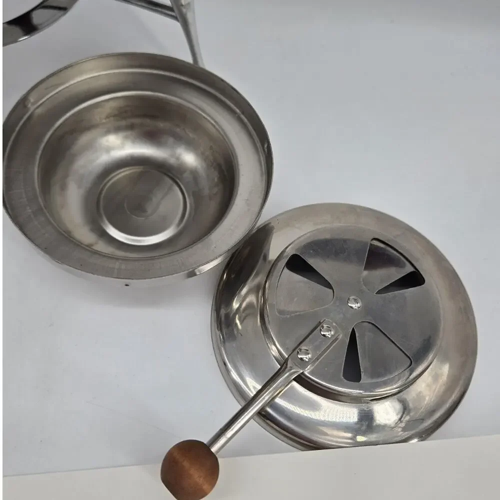 Mid Century Stainless Chafing Dish All Pieces Earnest Sohn Creations Etco